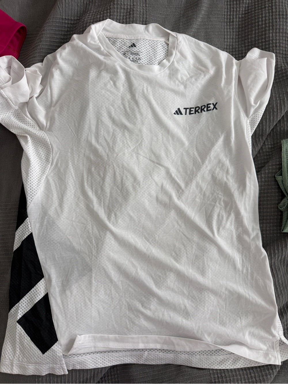 adidas TERREX White and Black Women's Athletic Tee
